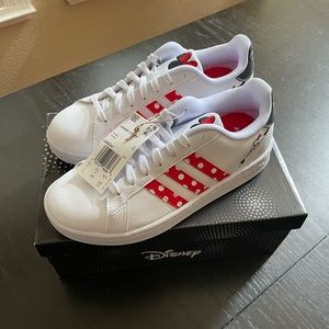 Adidas Grand Court Base Shoes - Disney - Minnie - Size 7 - NWT